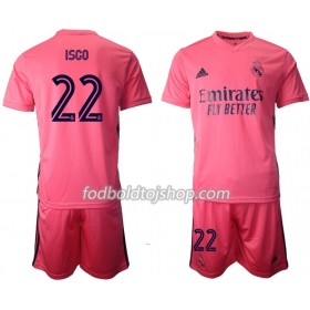 Real Madrid ISCO 22 Børn Udebane Fodboldsæt 2020-21 S/S (+ Korte bukser)